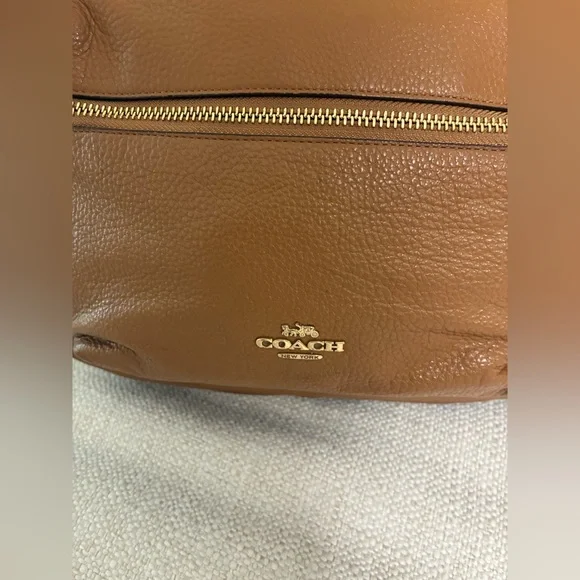 EUC Coach Charlie Saddle Leather Brown Backpack 14\